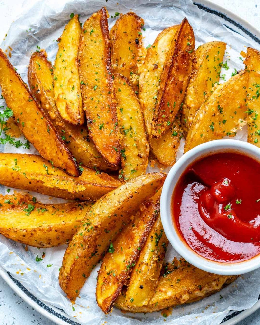 Potato Wedges | Baked Potato Wedges