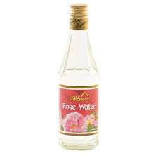Rose water works as a natural toner