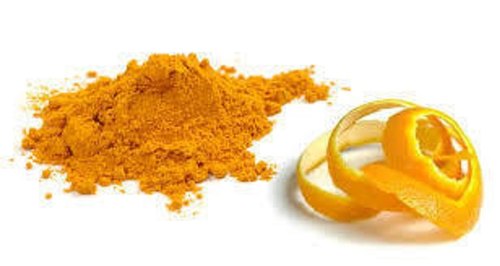 orange peel powder for brown spots on legs