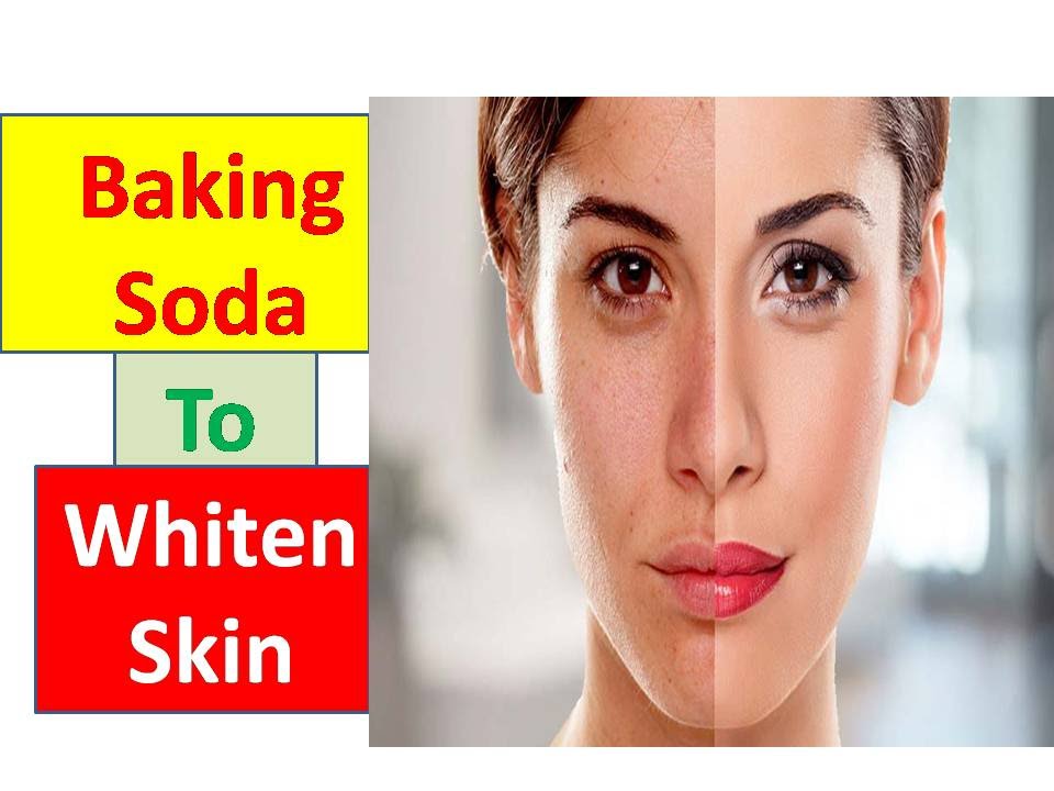 Baking soda for skin whitening 