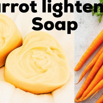 DIY Homemade Carrot Soap Pour and Melt Soap