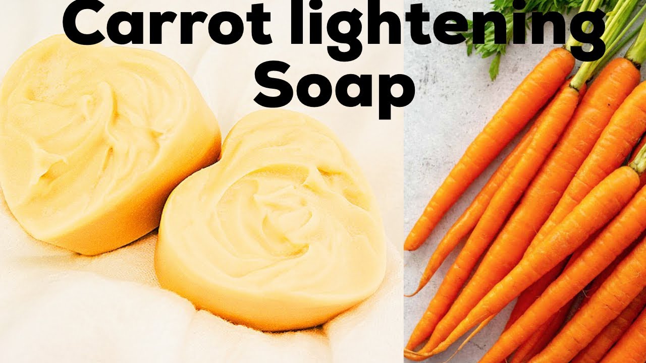 DIY Homemade Carrot Soap Pour and Melt Soap