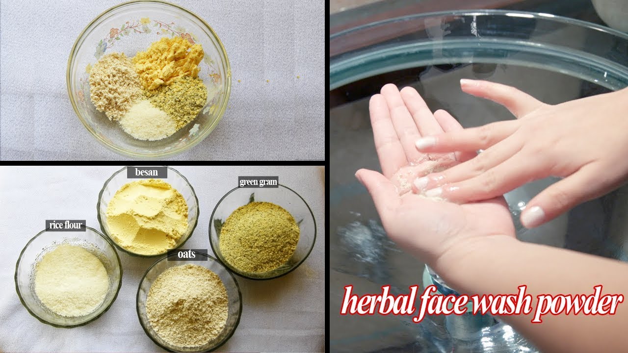 Homemade Face Wash Powder For Acne-Prone Skin