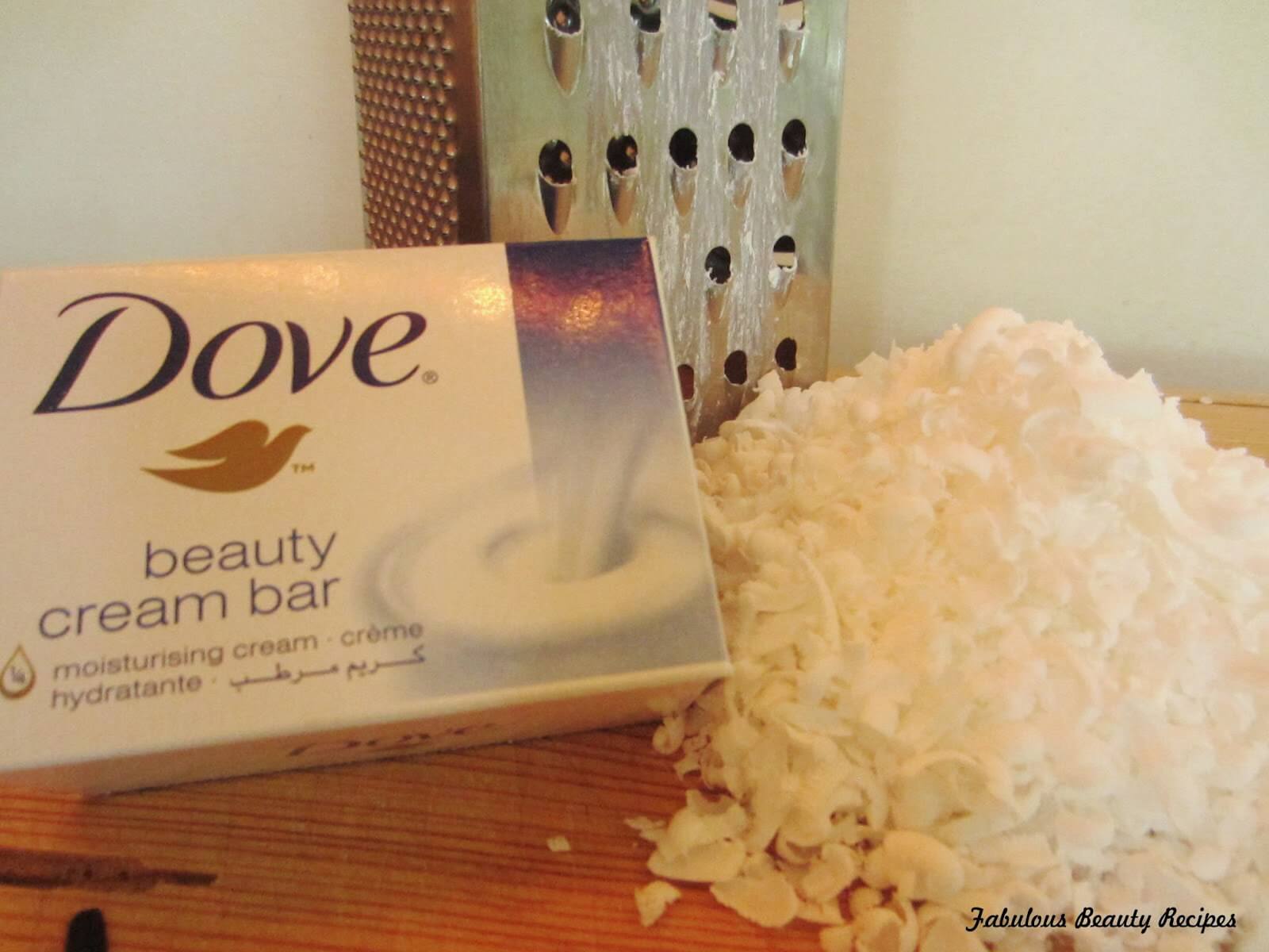 grated Dove Soap Recibeauty
