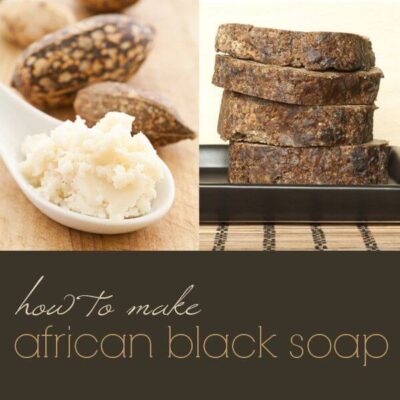 Homemade organic black soap recipe