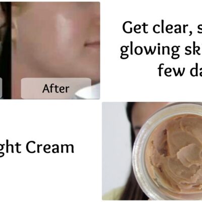 homemade toner and night cream for skin whitening