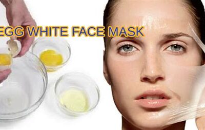 How to use egg white on face