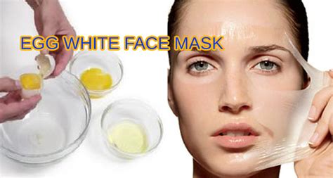 How to use egg white on face
