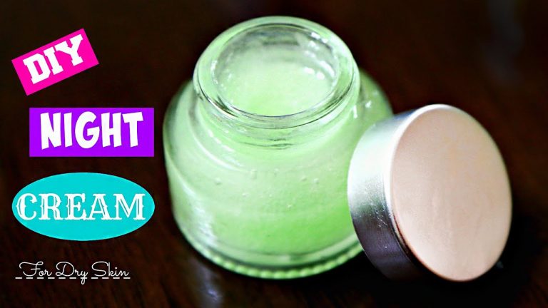 Homemade skin whitening and brightening night cream