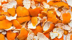 orange peel helps to lighten pigmentation, freckles, brown spots and makes the skin glowing