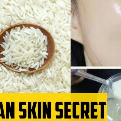 Rice cream recipe for face