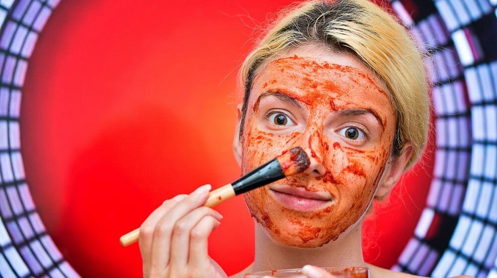 Toothpaste and tomato is a wonderful combination for dark spots
