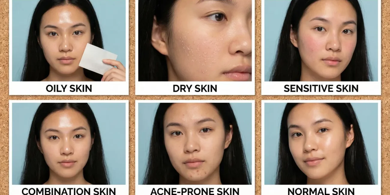 Benefits of understanding your skin type, types of skin, and skin type quiz.
