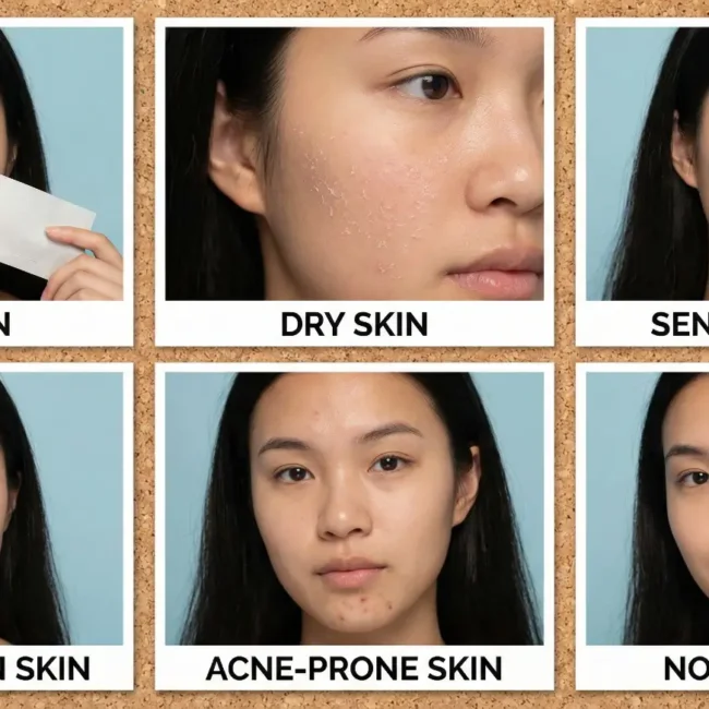 Benefits of understanding your skin type, types of skin, and skin type quiz.