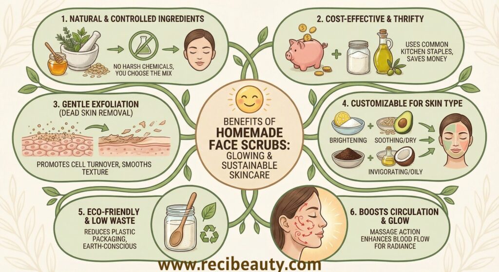 Exfoliation helps to remove dead skin cells, unclog pores and reduce acne breakout