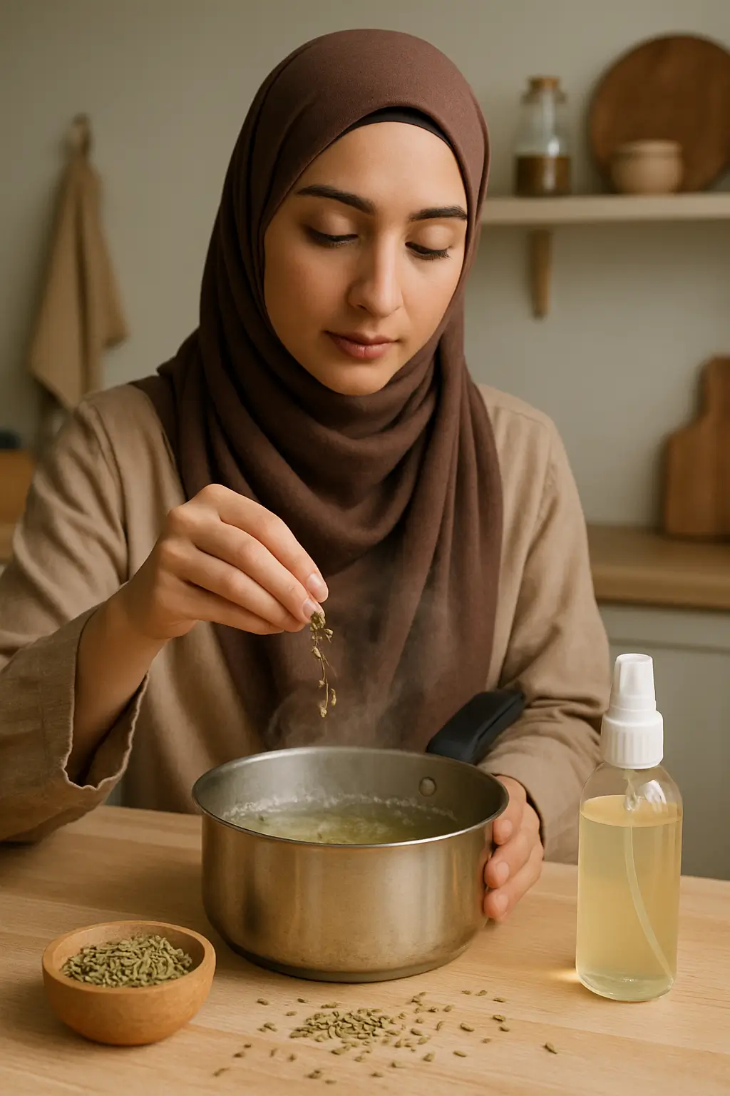 Fennel seeds reduce aging signs, reduce size of the pores, and gives extra cooling to the skin