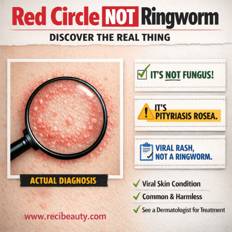 All about red circles, rashes and spots you need to know on skin